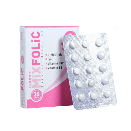 Mixfolic Takviye Edici Gıda 30 Tablet - 1