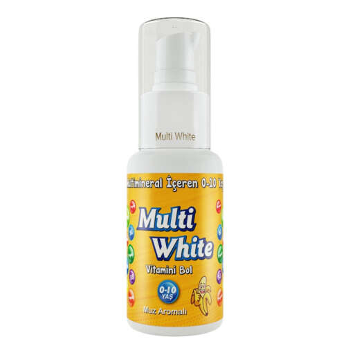 Multi White Muz Aromalı Çocuk Diş Macunu 50 ml - 1