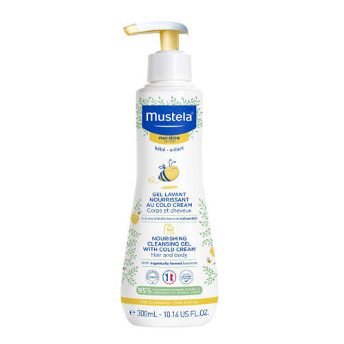 Mustela Cold Cream İçeren Besleyici Temizleme Jeli 300ml - 1