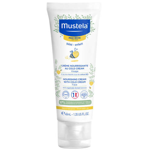 Mustela Cold Cream İçeren Besleyici Yüz Kremi 40 ml - 1