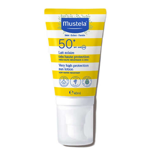 Mustela SPF 50+ Çok Yüksek Koruma Faktörlü Güneş Losyonu 40 ml - 1