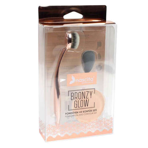 Nascita Bronzy Glow Fondöten ve Kontür Seti 3'lü - 1