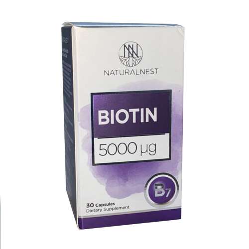 Naturalnest Biotin 5000 ug Takviye Edici Gıda 30 Kapsül - 1