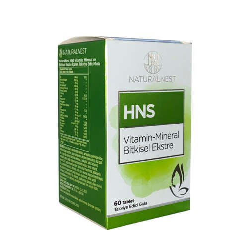 Naturalnest HNS Vitamin-Mineral Bitkisel Ekstre 60 Tablet - 1