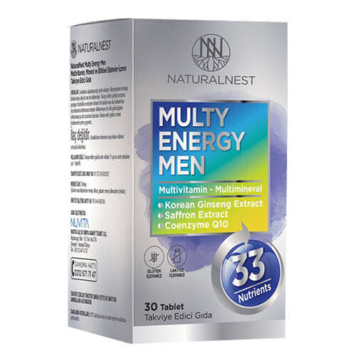 Naturalnest Multi Energy Men 30 Tablet - 1