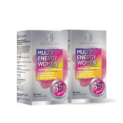 Naturalnest Multy Energy Women Takviye Edici Gıda 30 Tablet - İKİNCİSİ %50 İNDİRİMLİ - 1