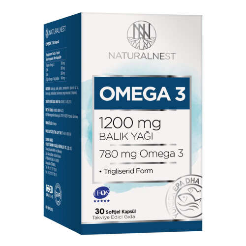 Naturalnest Omega 3 1200 Mg 30 Kapsül - 1