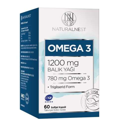 Naturalnest Omega 3 1200 Mg 60 Kapsül - 1