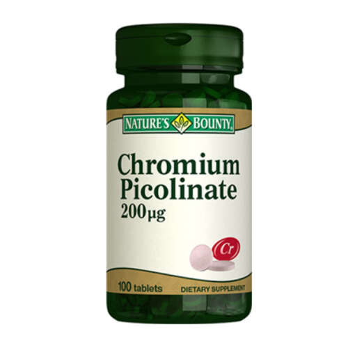 Natures Bounty Chromium Picolinate 200 mcg Takviye Edici Gıda 100 Tablet - 1