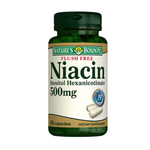 Natures Bounty Flush Free Niacin 500 mg Takviye Edici Gıda 50 Kapsül - 1