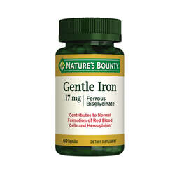 Natures Bounty Gentle Iron 17 mg Takviye Edici Gıda 60 Kapsül