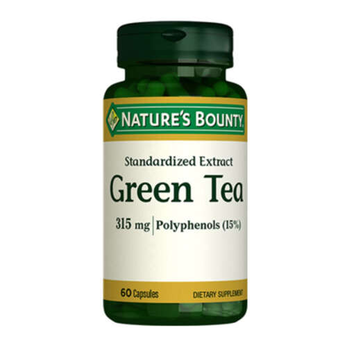 Natures Bounty Green Tea 315 mg. Takviye Edici Gıda 60 Kapsül - 1