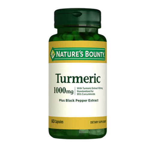 Natures Bounty Turmeric 1000 mg Plus Black Pepper Takviye Edici Gıda 60 Kapsül - 1