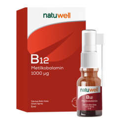 Natuwell B12 1000 ug Takviye Edici Gıda Dilaltı Sprey 5 ml - 1