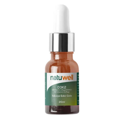 Natuwell D3K2 Damla 20 ml - 1