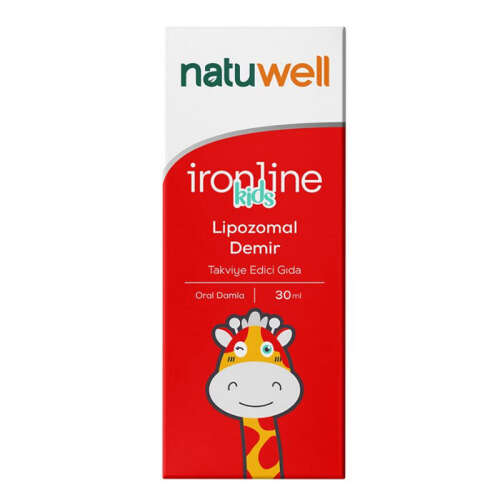 Natuwell Ironline Kids Lipozomal Demir İçeren Sıvı Takviye Edici Gıda 30 ml - 2