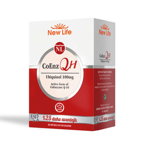 New Life CoEnz QH 100 mg 60 Yumuşak Kapsül - 1