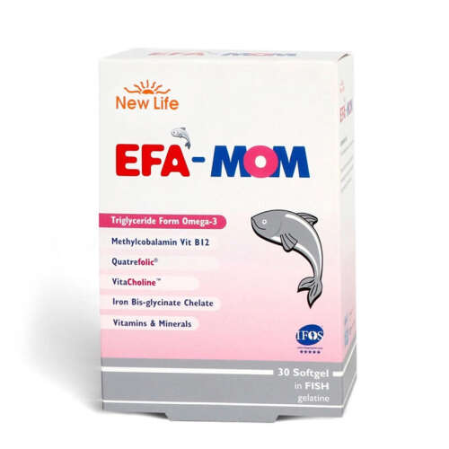 New Life EFA Mom Takviye Edici Gıda 30 Kapsül - 1