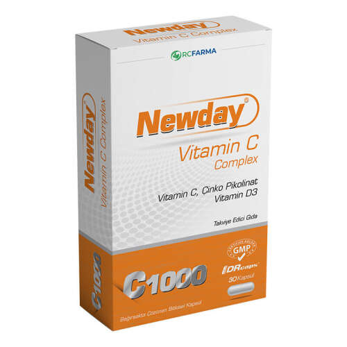 Newvit Newday Vitamin C Complex 30 Kapsül - 1