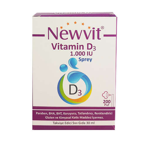 Newvit Vitamin D3 1000 iu Sprey 30 ml - 1