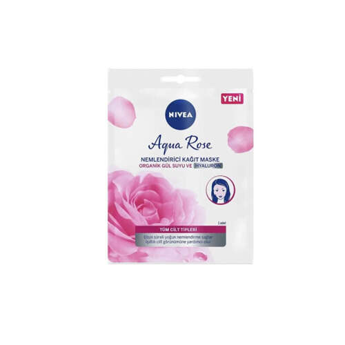 Nivea Aqua Rose Nemlendirici Kağıt Maske 1 Adet - 1