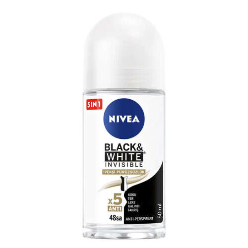 Nivea Black White Invisible Antiperspirant Roll On 50 ml - 1