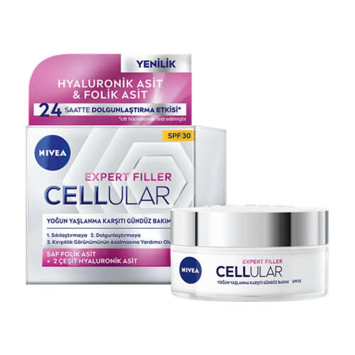 Nivea Cellular Expert Filler Yoğun Yaşlanma Karşıtı SPF30 Gündüz Kremi 50 ml - 1