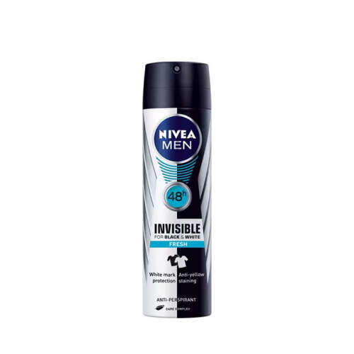 Nivea Men 5IN1 Invisible Black And White Fresh Deodorant 150 ml - 1