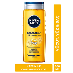 Nivea Men Boost 24h Fresh Effect Duş Jeli 500 ml