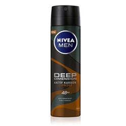 Nivea Men Deep Dimension Espresso Deodorant 150 ml - 1