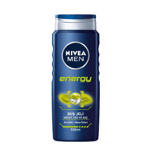 Nivea Men Energy Banyo ve Duş Jeli 500 ml - 1