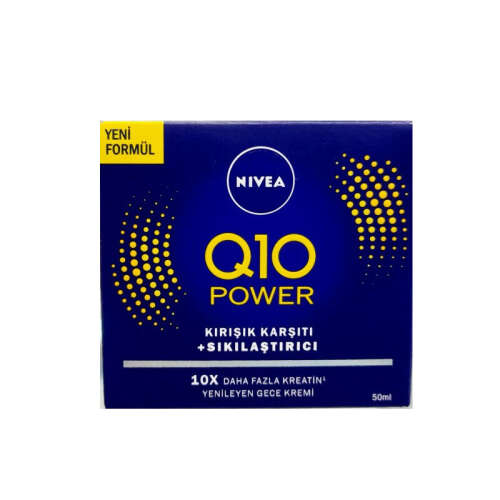 Nivea Q10 Power Kırıışıklık Karşıtı ve Sıkılaştırıcı Gece Kremi 50 ml - 1