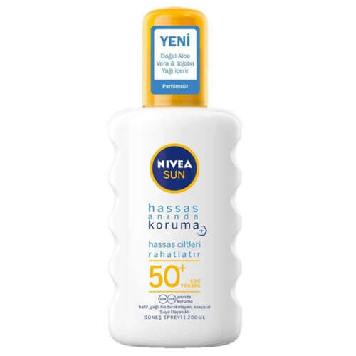 Nivea Sun Hassas Koruma SPF50+ Güneş Koruyucu 200 ml - 1