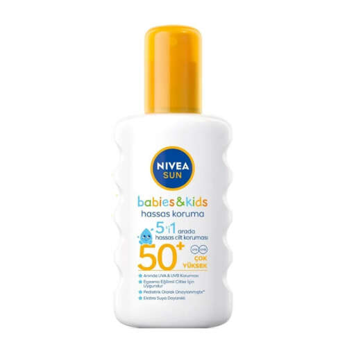 Nivea Sun Kids Hassas Koruma Güneş Spreyi Spf50+ 200 ml - 1