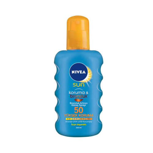 Nivea Sun Koruma ve Bronzluk Arttırıcı Spf 50 Güneş Spreyi 200 ml - 1