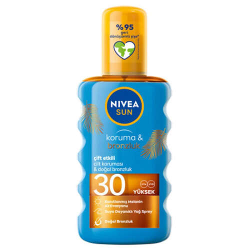 Nivea Sun Koruma ve Bronzluk Güneş Yağı 200 ml - 1