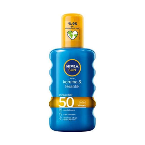 Nivea Sun Koruma ve Ferahlık SPF 50 Güneş Spreyi 200 ml - 1