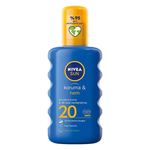 Nivea Sun Koruma ve Nem Spf20 Güneş Spreyi 200 ml - 1