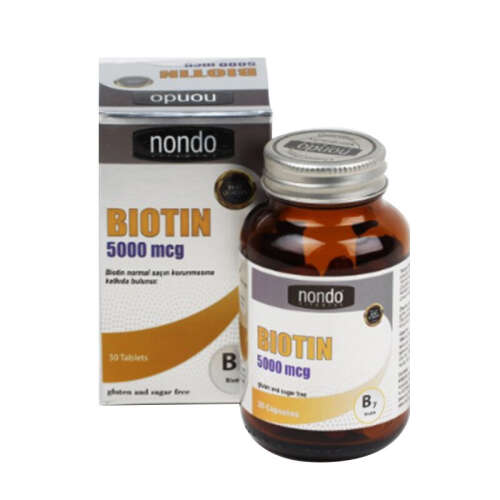 Nondo Vitamins Biotin 30 Kapsül - 1