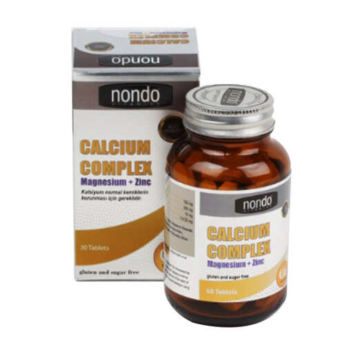 Nondo Vitamins Calcium Complex 30 Kapsül - 1