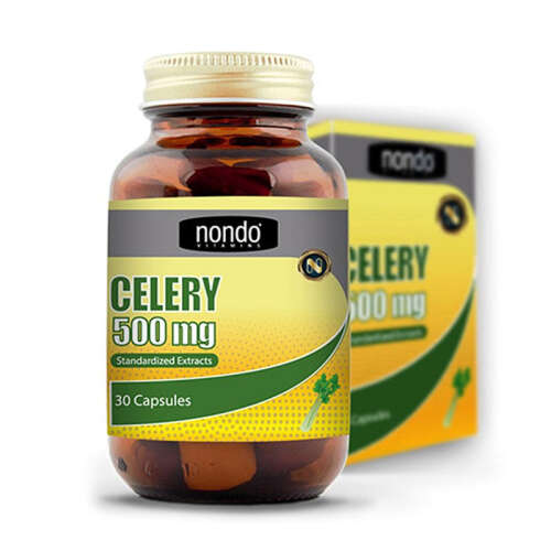 Nondo Vitamins Celery 500 mg Takviye Edici Gıda 30 Kapsül - 1