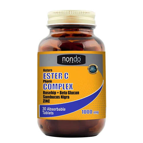 Nondo Vitamins Ester C Complex 1000 mg Takviye Edici Gıda 30 Tablet - 1