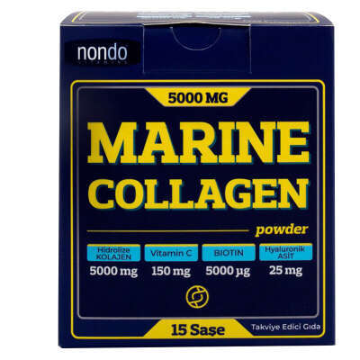 Nondo Vitamins Marine Collagen Takviye Edici Gıda 15 Saşe - 1