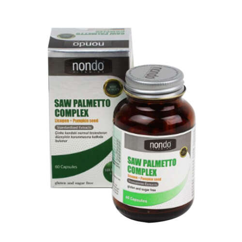 Nondo Vitamins Saw Palmetto Complex 60 Kapsül - 1