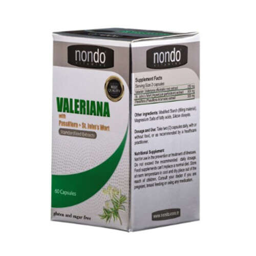 Nondo Vitamins Valeriana 60 Kapsül - 1