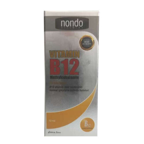 Nondo Vitamins Vitamin B12 Methylcobalamin Damla 10 ml - 1