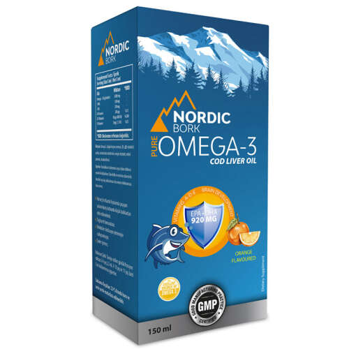 Nordic Bork Omega-3 Takviye Edici Şurup 150 ml - 1