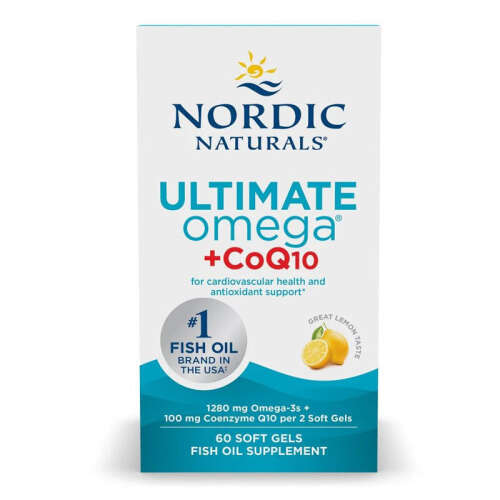 Nordic Naturals Ultimate Omega + CoQ10 60 Yumuşak Kapsül - 1