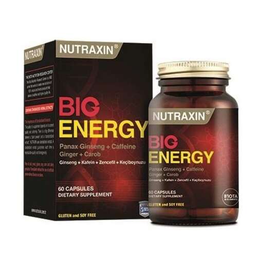 Nutraxin Big Energy Takviye Edici Gıda 60 Tablet - 1