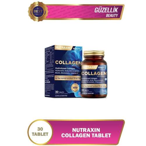 Nutraxin Collagen Beauty Takviye Edici Gıda 30 Tablet - 2